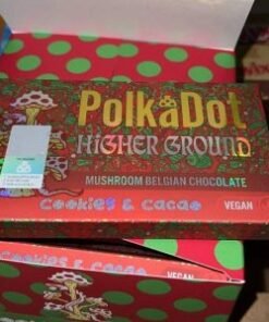 Polkadot Cookies and Cacao Belgian Chocolate Bar