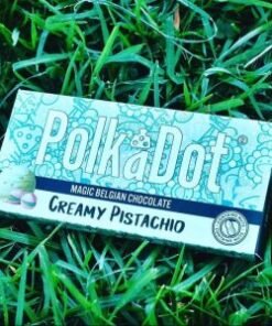 Polkadot Creamy Pistachio Belgian Chocolate